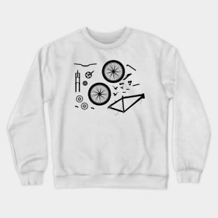 Bike Parts Crewneck Sweatshirt